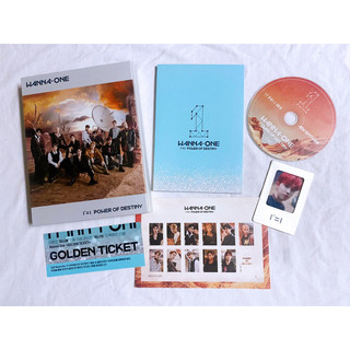 Wanna One mini album Power of Destiny đã khui seal, photocard và đầy đủ đồ như như hình.