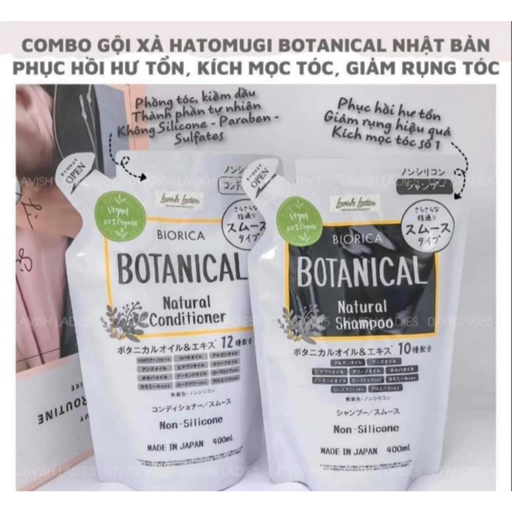 Set dầu gội xả Botanical