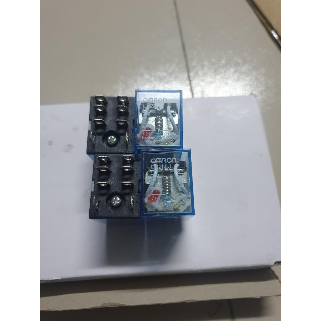 Relay trung gian LY2N 10A 12 - 220V 8 chân, relay 10A 8 chân, rơ le 220v10a 8 chân. rơ le 220V, relay trung gian