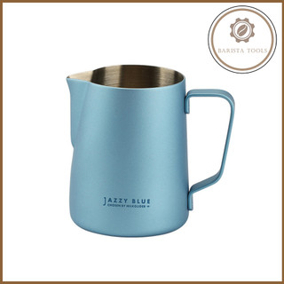 Ca đánh sữa inox 304 mạ màu Jazzy blue | Dụng cụ Barista