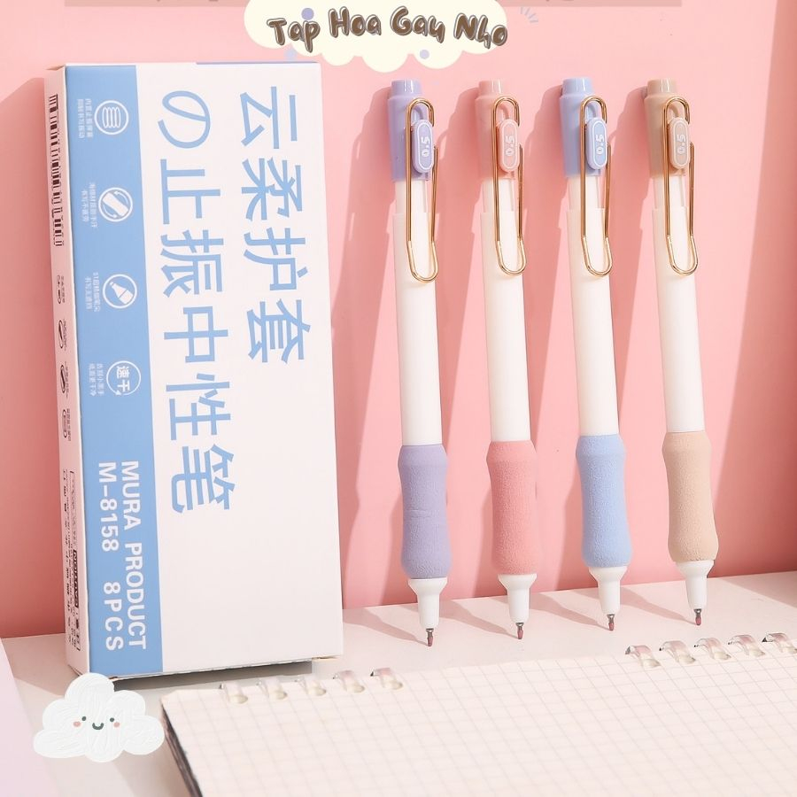 Bút MURA - 8158 đệm tay mực đen ngòi 0.5mm [ Taphoagaunho ]