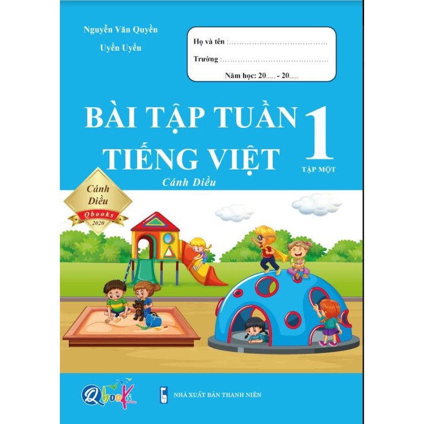 Sách - Combo Bài tập hàng ngày, Bài tập tuần, Đề kiểm tra môn Toán và Tiếng việt Lớp 1 - Kì 1 - cánh diều (6 quyển)