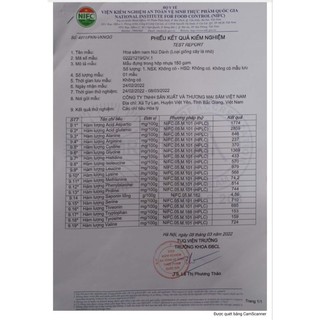 Trà hoa sâm Nam núi Dành