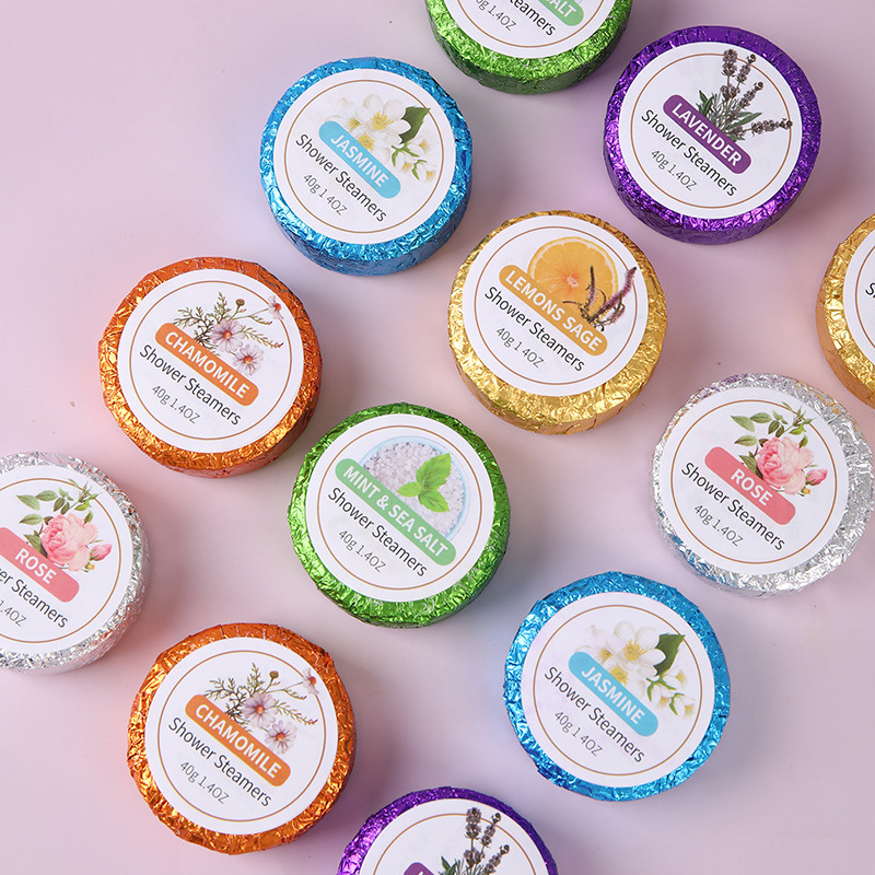 - Shower Steamer Romantic Bath- Viên Xông Cho Phòng Tắm Đứng- Thư Giãn, Giảm Stress-Ngủ Ngon-40g