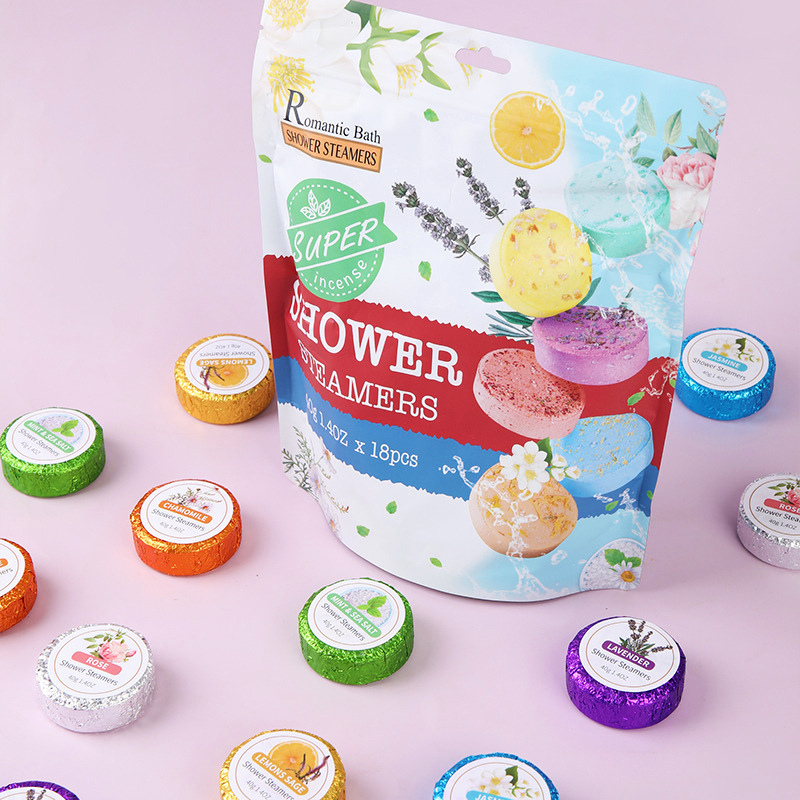 - Shower Steamer Romantic Bath- Viên Xông Cho Phòng Tắm Đứng- Thư Giãn, Giảm Stress-Ngủ Ngon-40g