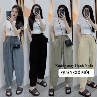  Quần Baggy Gió Thun 💖FREE SHIP💖Siêu Nhẹ Co Giãn 4 Chiều xưởng may hạnh ngân M399 
