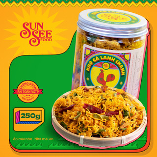 Khô gà lá chanh thơm ngon giòn rụm | Đồ ăn vặt SunSee Food