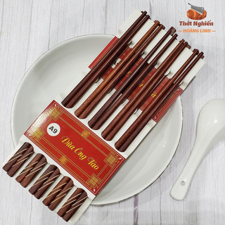 Đũa gỗ Ông Táo cao cấp chịu nhiệt tốt sang trọng cho bàn ăn đảm bảo VSATTP Thớt Nghiến Hoàng Linh
