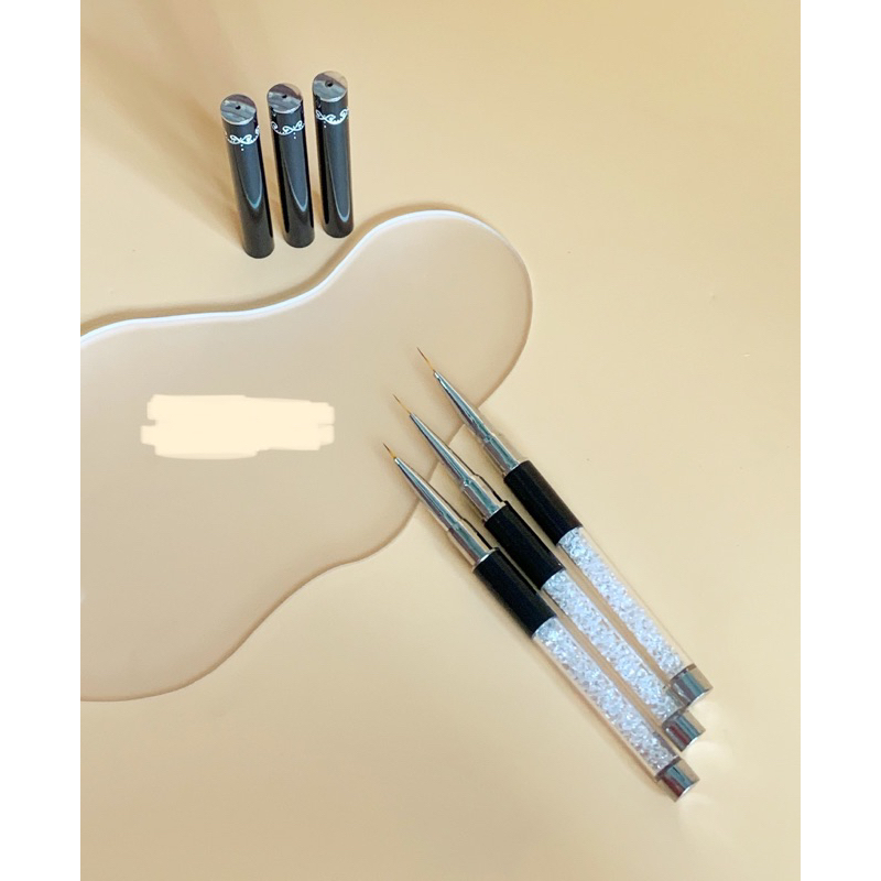 Cọ râu cán đá 7mm, 9mm, 11mm vẽ nail