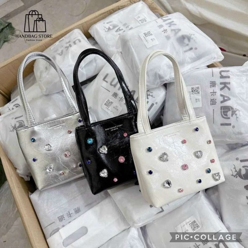 Túi đeo vai đeo chéo Lukadi size 17 màu sắc đa dạng
