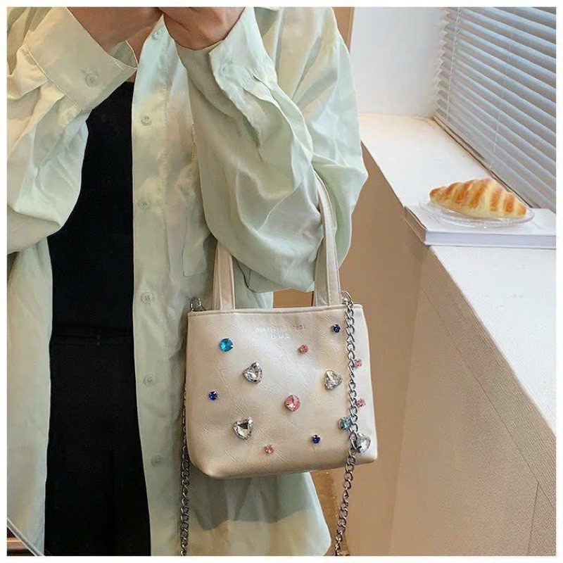 Túi đeo vai đeo chéo Lukadi size 17 màu sắc đa dạng