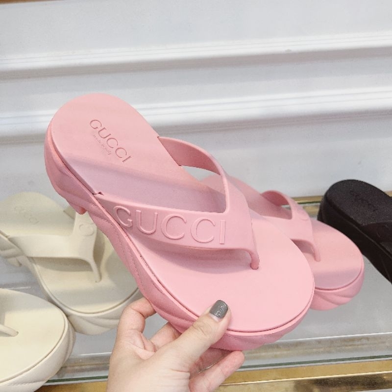 Lo Dép Kẹp G.c Nhựa Thơm Siêu Êm Fullbox Bill Túi Cao Cấp