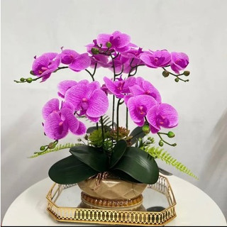 Bình hoa lan hồ điệp 5 cành sang trọng