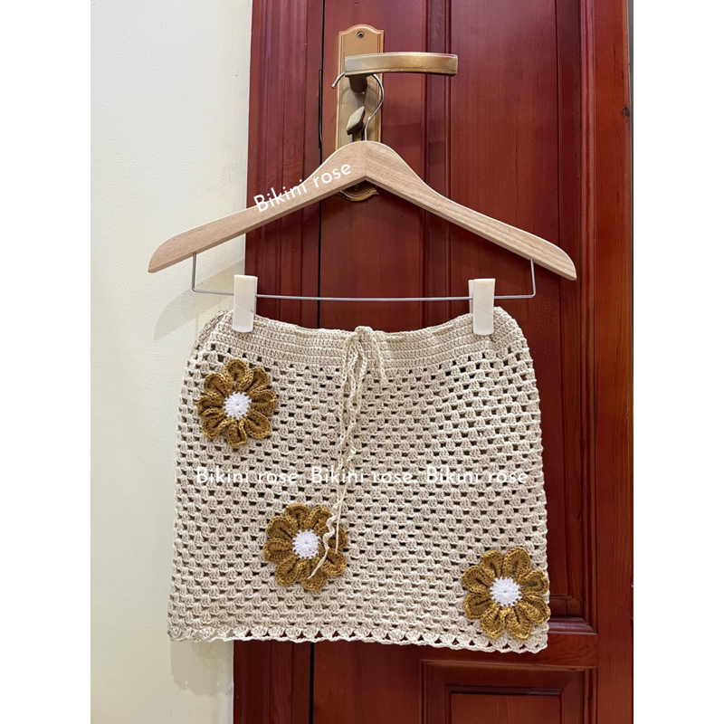 SÉT LEN MÓC HANDMADE MÀU BE NÂU