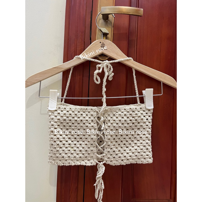 SÉT LEN MÓC HANDMADE MÀU BE NÂU