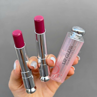 Son dưỡng dior addict lip glow màu 006 berry full box. màu hồng tím