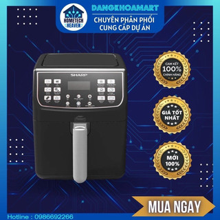⚠️ lưới bọc quạt tặng hoặc ko tuỳ đợt khi mua nồi chiên không dầu 5.5l sharp kf-af55ev-bk