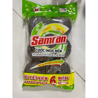 🦞 set 6 miếng cước nén inox samran siêu dày