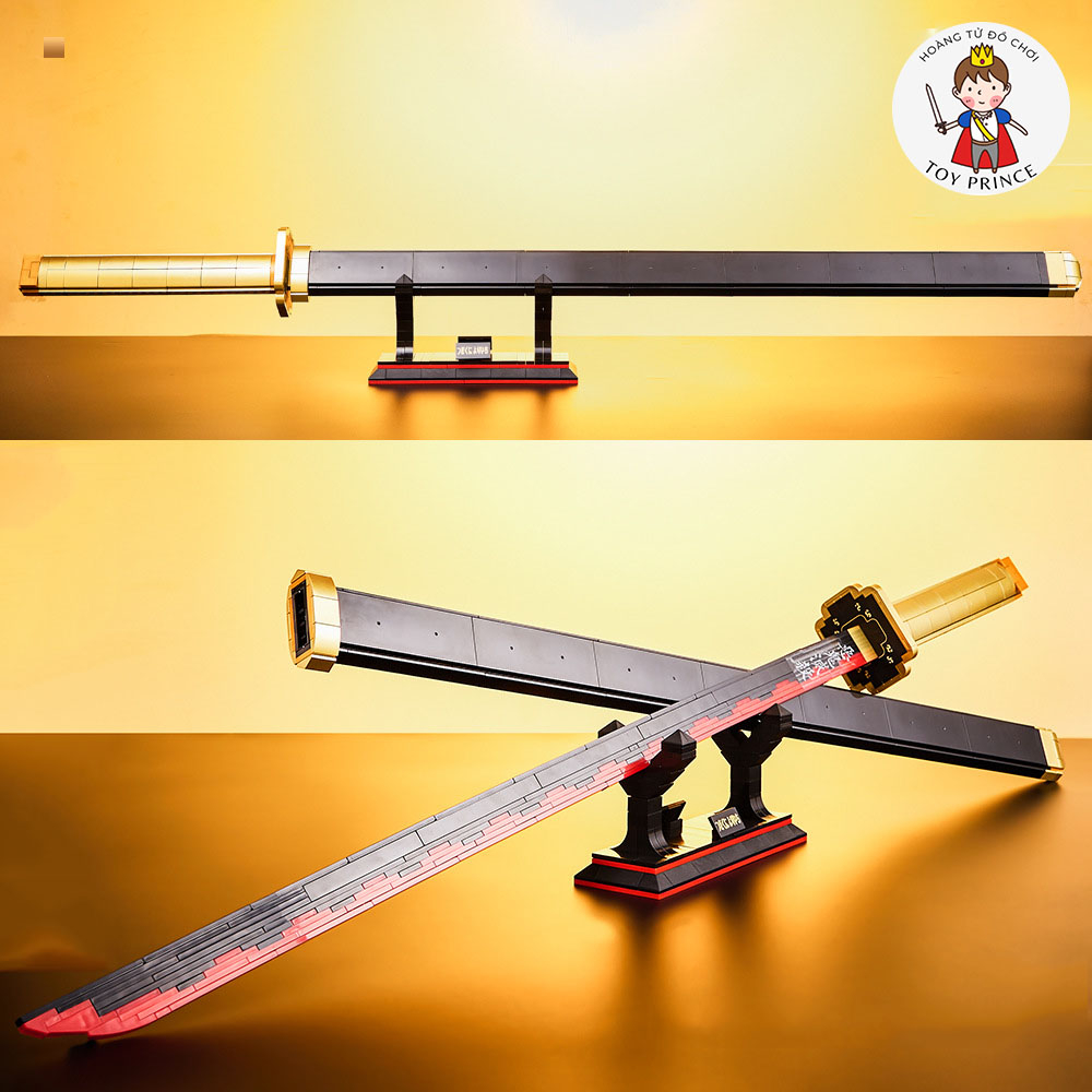 Đồ Chơi Lắp Ráp Mô Hình Thanh Kiếm Nichiron Của Yorrichi Tsugikuni Kimetsu no Yabai Demon Slayder DK1522