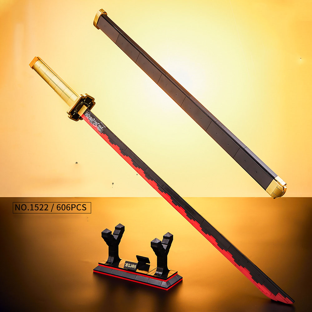 Đồ Chơi Lắp Ráp Mô Hình Thanh Kiếm Nichiron Của Yorrichi Tsugikuni Kimetsu no Yabai Demon Slayder DK1522