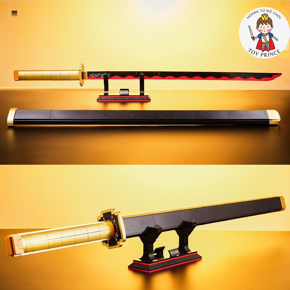 Đồ Chơi Lắp Ráp Mô Hình Thanh Kiếm Nichiron Của Yorrichi Tsugikuni Kimetsu no Yabai Demon Slayder DK1522