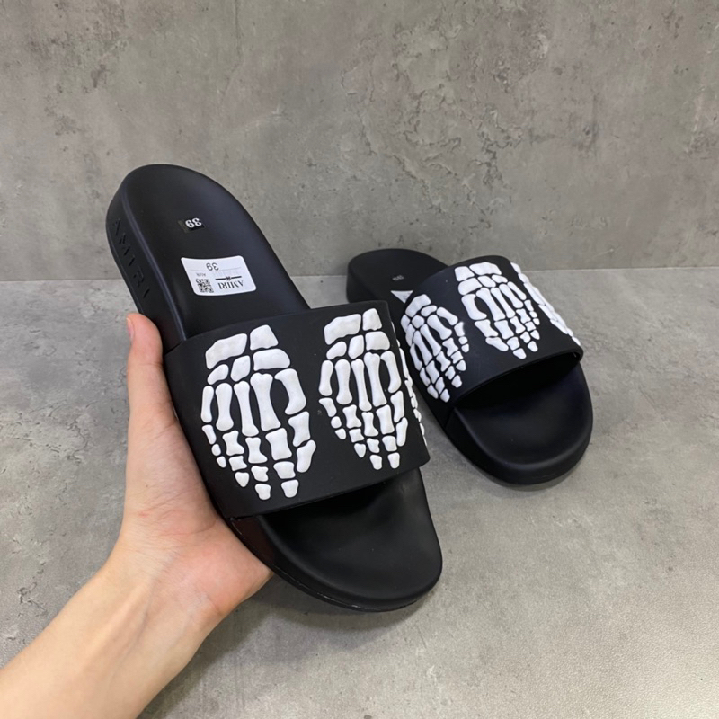 Dép Xương bàn tay nam nữ_dép quai ngang dép unisex