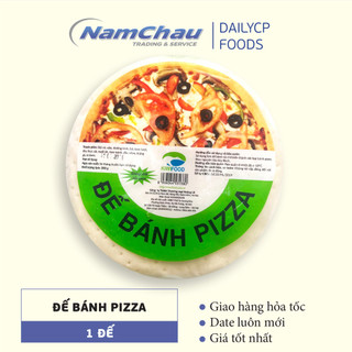 Đế bánh Pizza tươi Kiwi Food làm sẵn 20cm gói 3 chiếc kèm sốt /nguyên liệu làm pizza tiện lợi