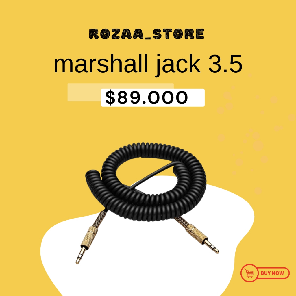 Jack 3.5 AUX Marshall cáp âm thanh