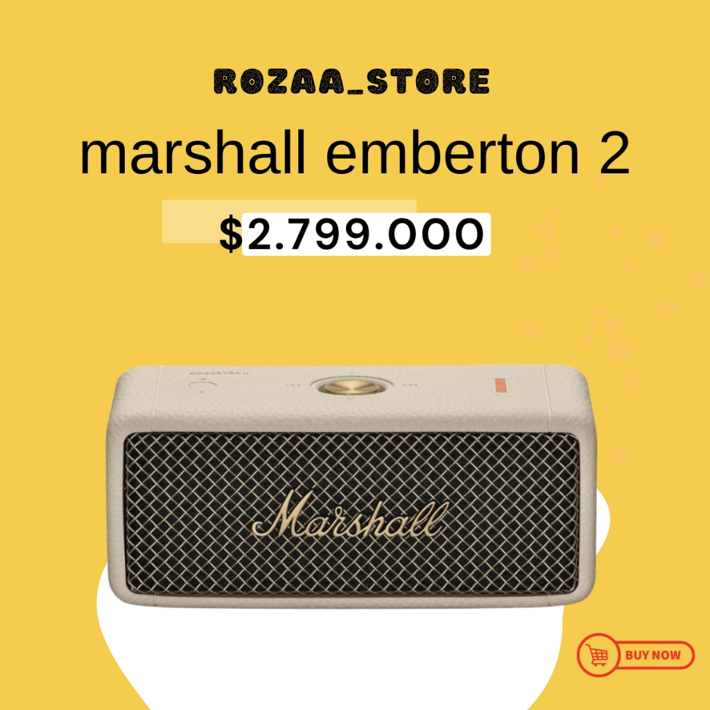 Loa Bluetooth không dây MARSHALL EMBERTON II (2) đời 2 thời lượng pin 30h - Mới 100%, Bảo hành 12 tháng, 1 đổi 1.