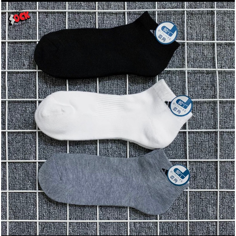 Tất Nam Cổ Ngắn Hàng xuất Nhật xịn(3 Màu Trắng - Đen-Xám )Hàng chính hãng xuất Mỹ