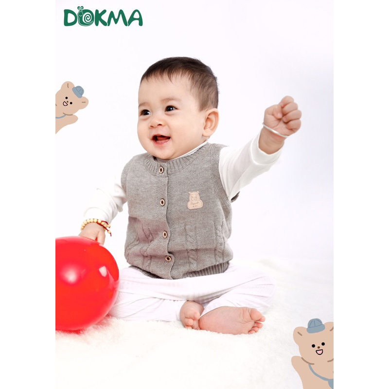 Áo Gile len Dokma hoạ tiết cho bé trai bé gái