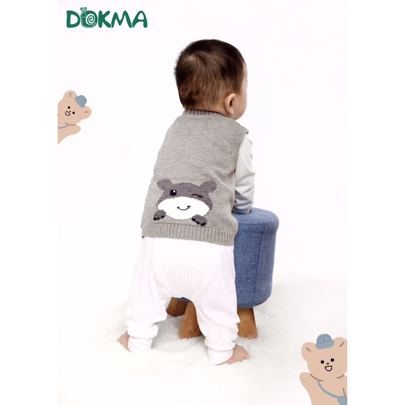 Áo Gile len Dokma hoạ tiết cho bé trai bé gái