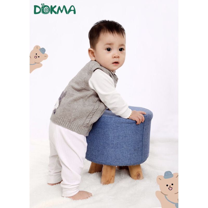 Áo Gile len Dokma hoạ tiết cho bé trai bé gái