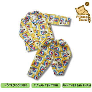 Pijama Cho Bé Kate Thái - Nhiều mẫu hoạt hình ngộ nghĩnh 10-40kg cho bé 1-9 tuổi vải đẹp không nhăn