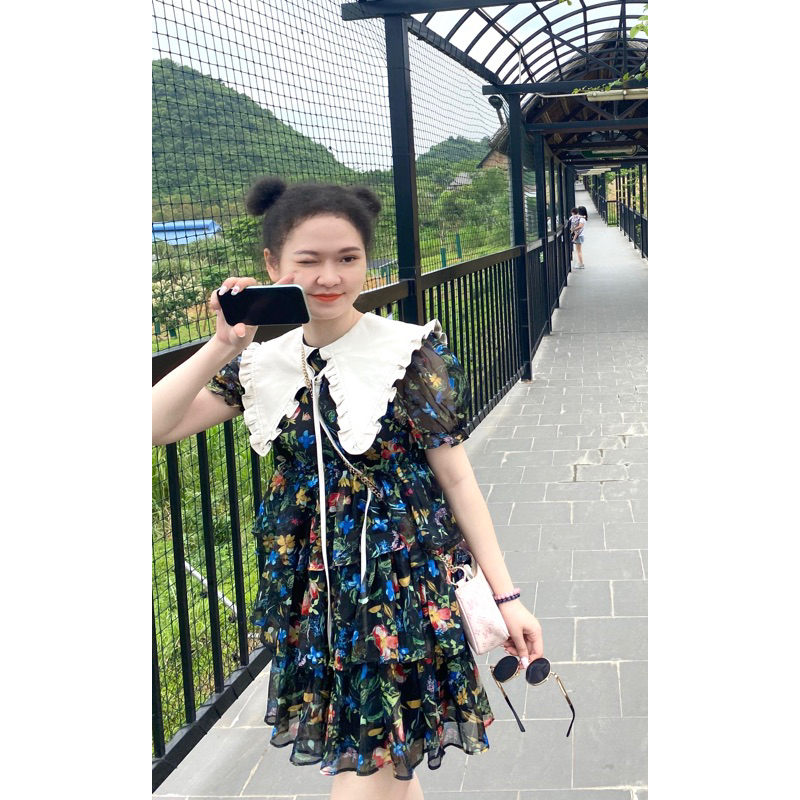 Oli2hand A1 CŨ Váy Iris Boutique - Anila babydoll như mang bầu nên được nhường ghế