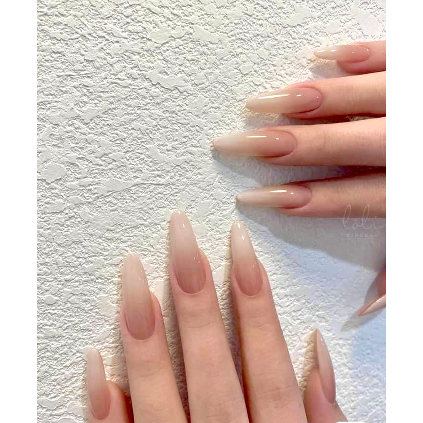 Nail box móng úp thiết kế thạch ombre