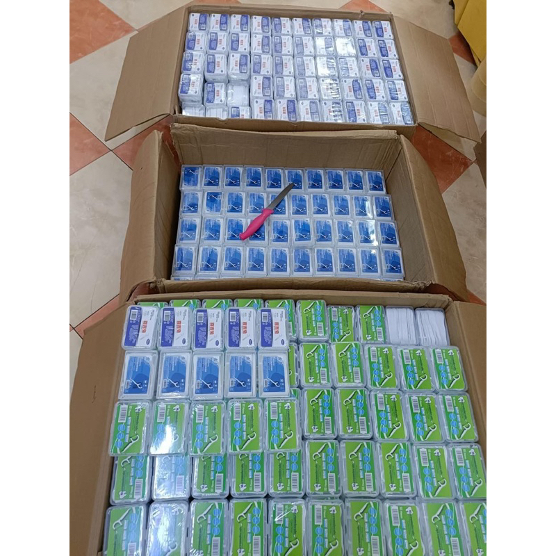 Combo 100 cây tăm chỉ nha khoa vệ sinh kẽ răng chân nướu (