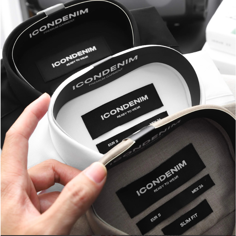 Áo sơ mi nam tay Dài ICDN Bamboo Basic thoáng mát chống nhăn bề mặt - SMID0092