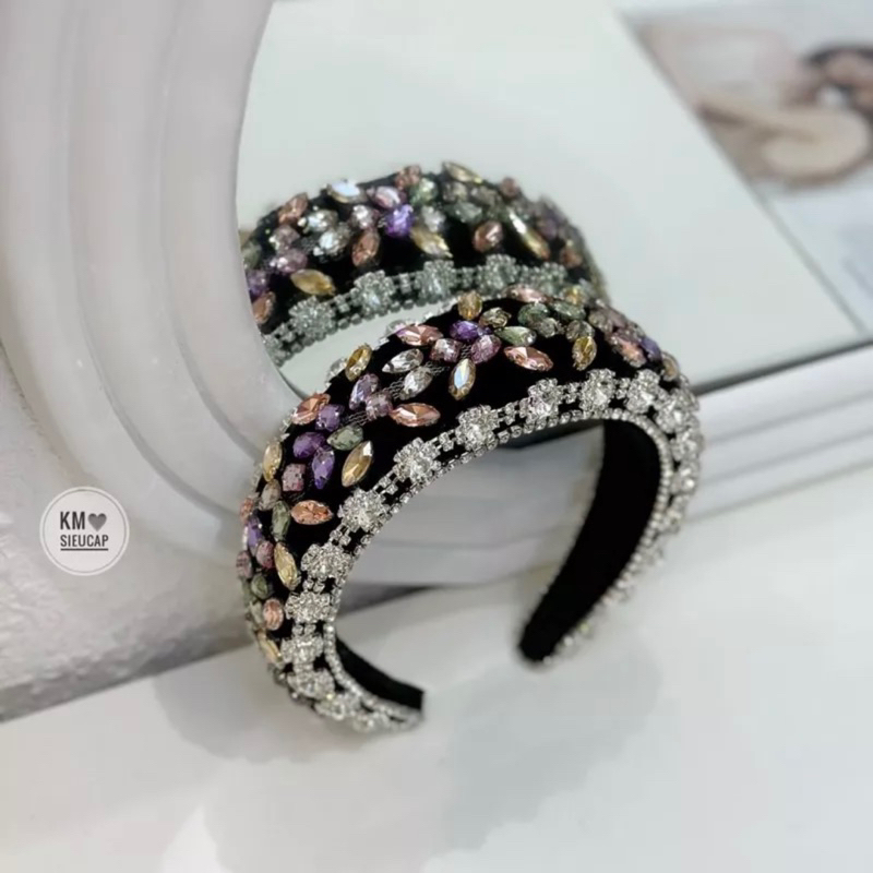 Băng Đô Cài Tóc Đính Hạt Sang Trọng