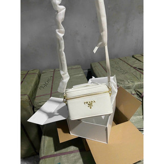 Túi cốp Prada super chất da mềm sz 18cm full2box