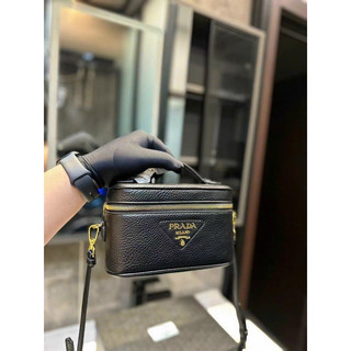 Túi cốp Prada super chất da mềm sz 18cm full2box