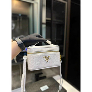 Túi cốp Prada super chất da mềm sz 18cm full2box
