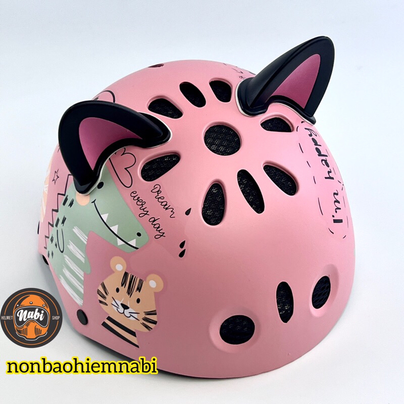 Mũ bảo hiểm Cartoon cho bé siêu dễ thương