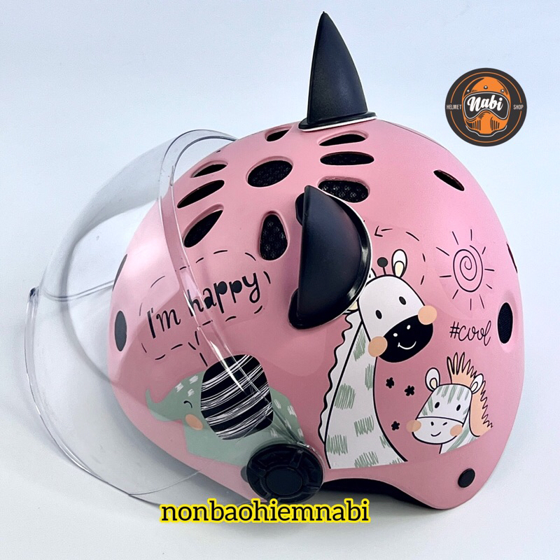 Mũ bảo hiểm Cartoon cho bé siêu dễ thương