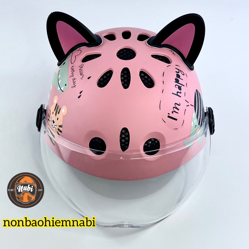 Mũ bảo hiểm Cartoon cho bé siêu dễ thương
