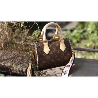 Túi lv speedy quai thổ cẩm sz20