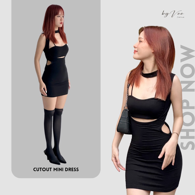 Đầm thun cắt xẻ - ByVeeStyle