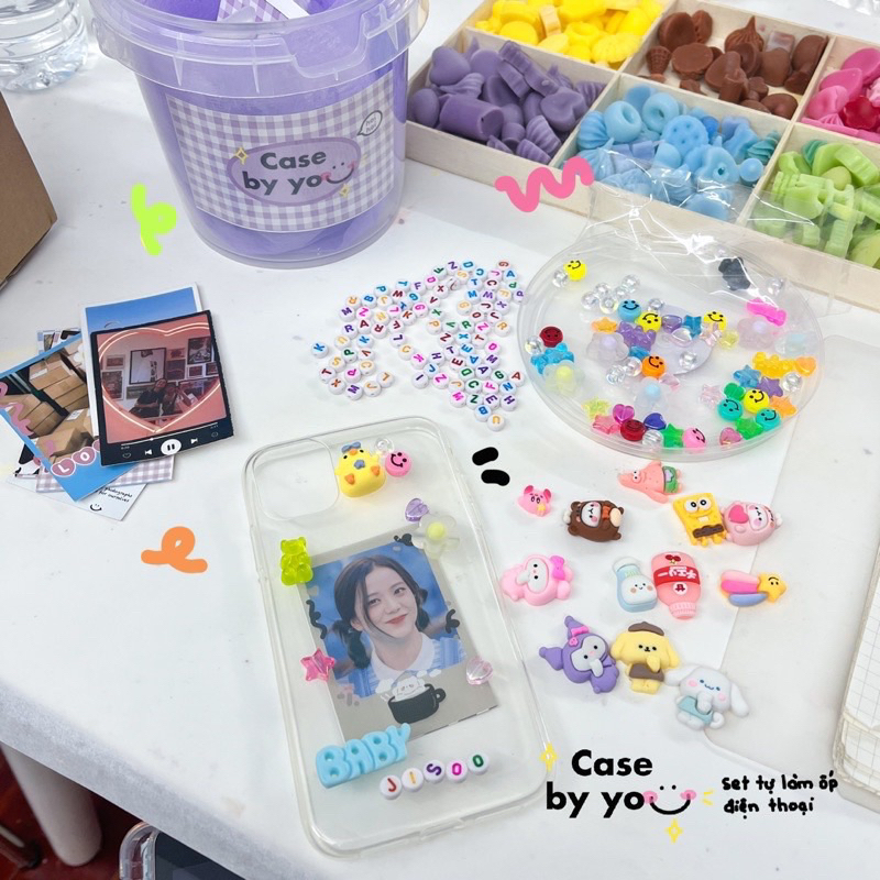 Set DIY Ốp Điện Thoại Dễ Thương Làm Tại Nhà