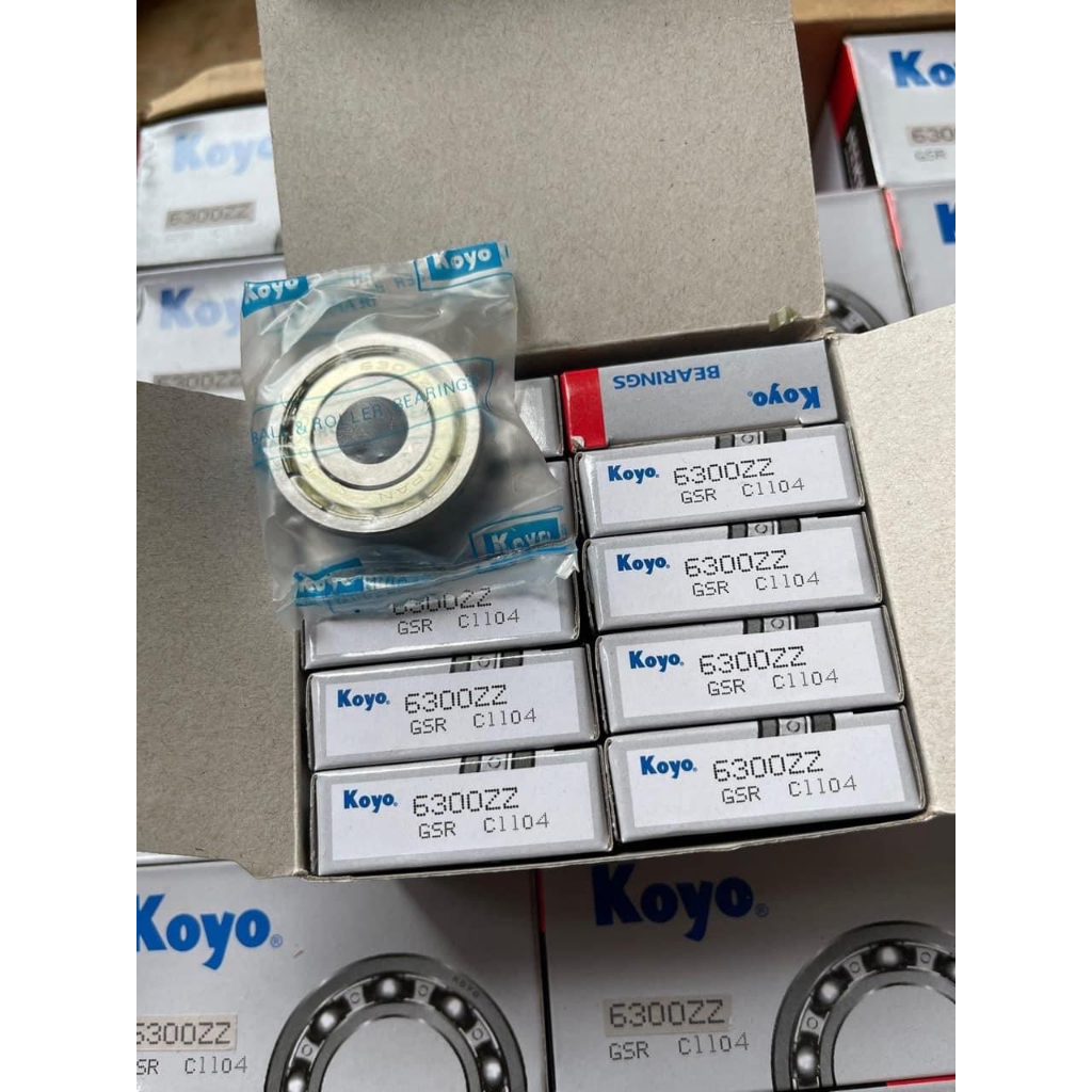 Vòng bi/bạc đạn 6200, 6201, 6202, 6203, 6204, 6205, 6206, 6300,6301, 6004 ZZCM KOYO,chính hãng
