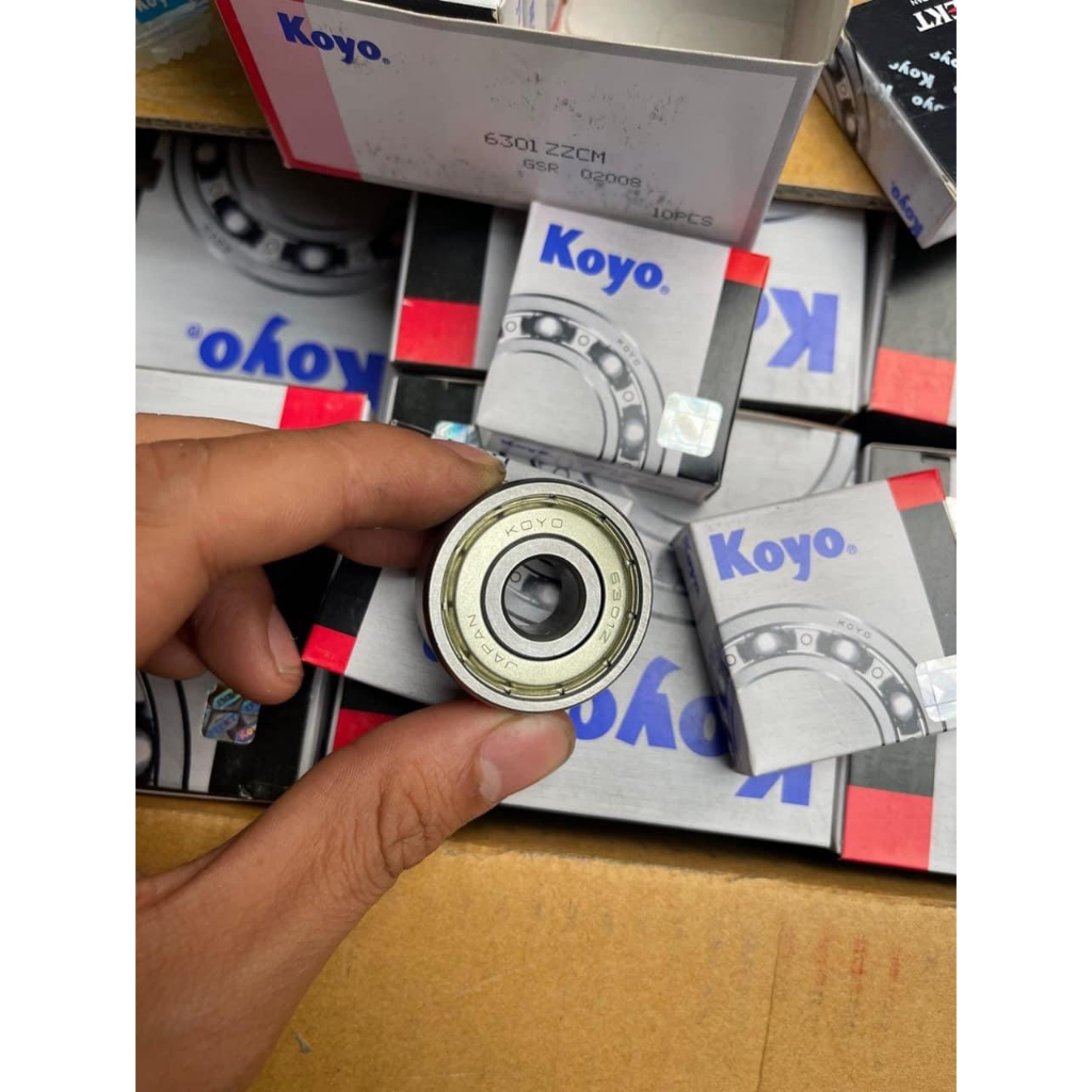 Vòng bi/bạc đạn 6200, 6201, 6202, 6203, 6204, 6205, 6206, 6300,6301, 6004 ZZCM KOYO,chính hãng
